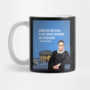 RBG Ruth Bader Ginsburg Mug